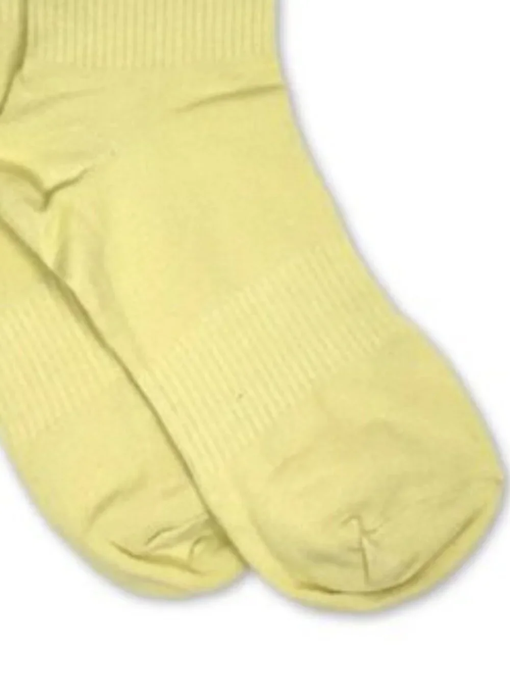 NWT Heart Cuff Sock-in-a-Sock Striped Layered Yellow Socks